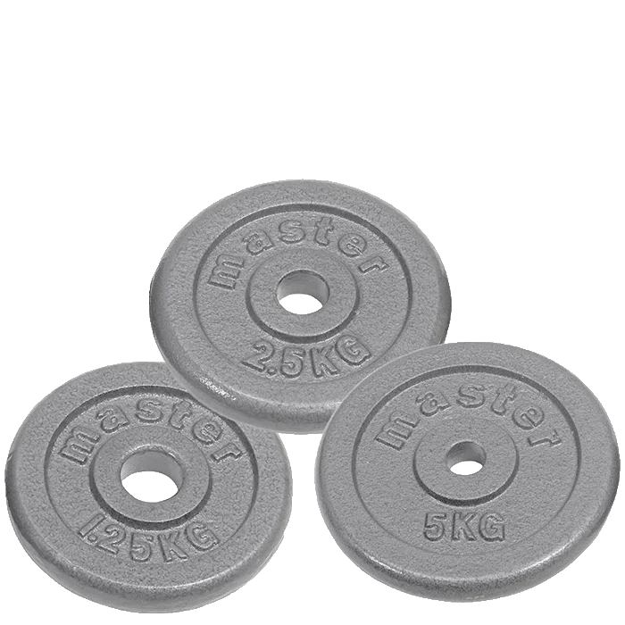 Master Fitness Vektskive 25 mm 0,5–10 kg