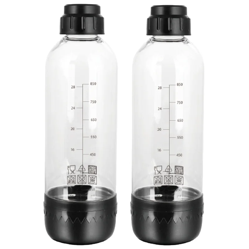 Hâws Flasker til kullsyremaskin 1 liter, 2 stk.' - 'Svart
