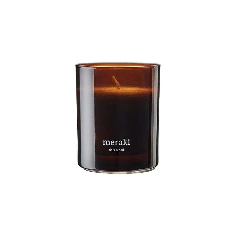Spar 20% • Køb 2, Meraki Duftlys Dark Wood 200 g, Tøj & Bolig, Duft Til Hjemmet, Duftlys
