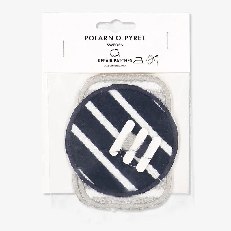 Polarn O. Pyret - Repair patches - grey - Storlek: Onesize