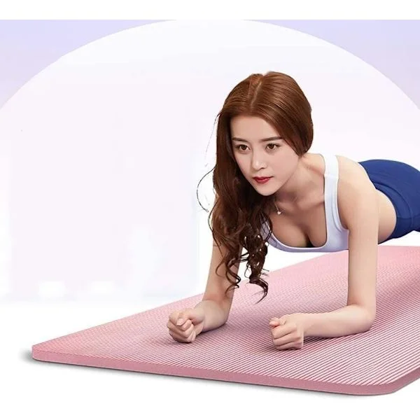 Yoga måtte miljøvenlig Pilates træningsmåtte super tyk måtte kvinders hjemmegymnastik sit-ups armbøjninger