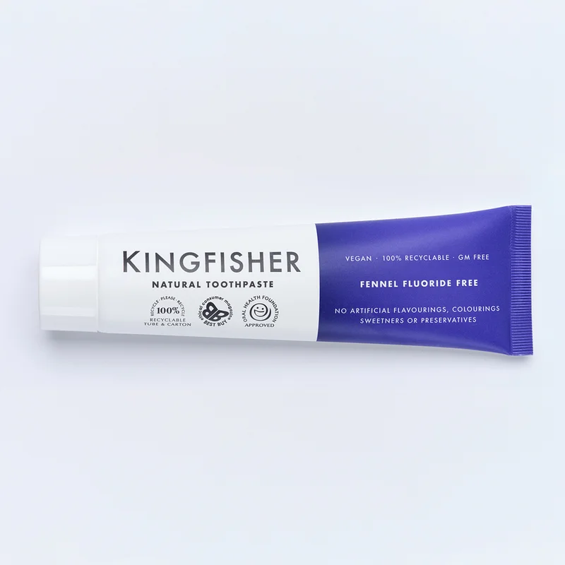 Kingfisher Tannkrem Fennel Uten Fluor, 100 ml