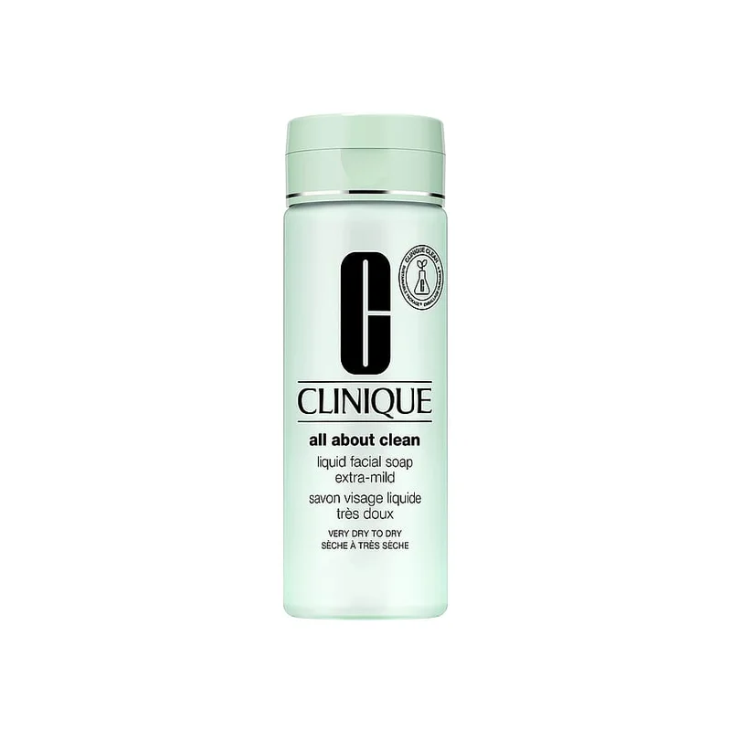 Clinique Liquid Facial Soap Extra-mild Cleanser - Very Dry/Dry Skin 200 ml, Hudpleje, Renseprodukter, Rens & Vask