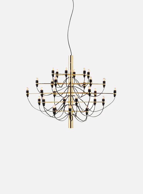 Flos 2097/30 Sarfatti lysekrone - messing