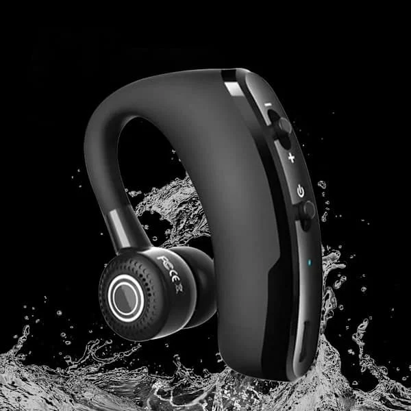 Yksinkertaiset korvakoukkukuulokkeet langattomat Bluetooth-nappikuulokkeet avoimet, Bluetooth 5.0 -kuulokemikrofoni melunvaimennuksella vedenpitävä
