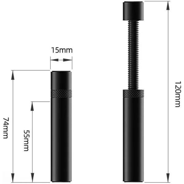 Grafikkort GPU Stöd, Anti-häng Fäste för Grafikkort, GPU Ställ (L, 74-120mm)