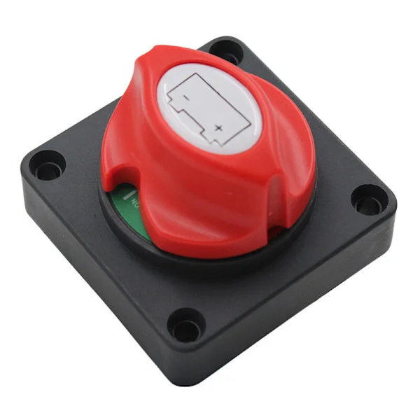 Batteriutkoblingsbryter hovedstrømbryter 12V 24V 48V for vanntett batteriutkobler for bobil båt