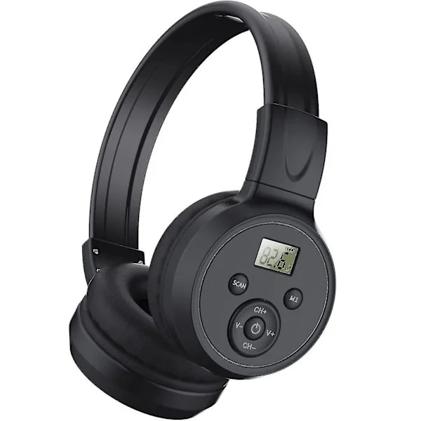 FM radio headphones with best reception, foldable, FM headset, radio FM 50-108 MHz