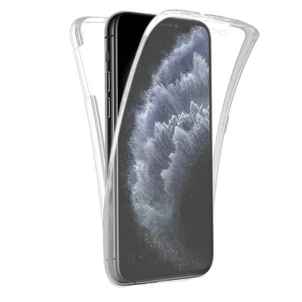 Heltäckande skal 360° - Kompatibel med Apple iPhone 11 - Dubbel transparent skydd