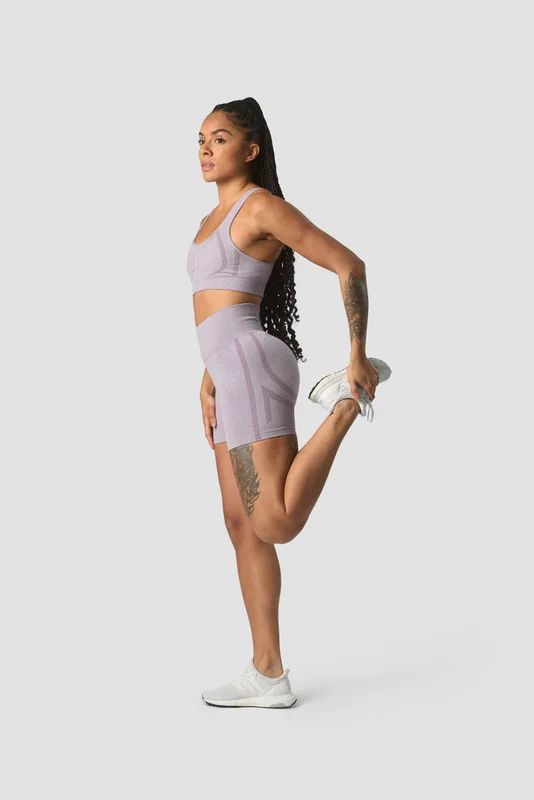ICANIWILL - Rush Seamless Sports Bra Lilac Melange - Sports-BH - Damer - Træningstøj fra ICIW