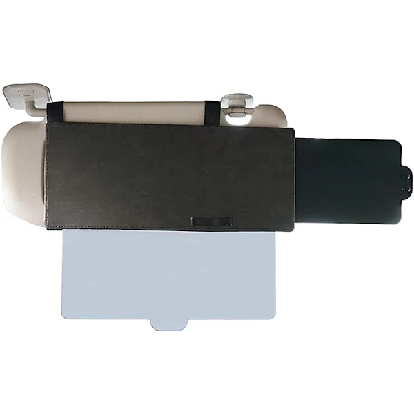 Black Car Sun Visor, Sun Visor Extender for Driver or Passenger, Portable Car Anti-Glare Barrier - Affordable Gift Black