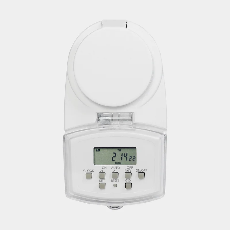 Digital timer til stikkontakt / udendørstimer LogiLink Digital, IP44, 230 V / 1800 W / 7.8 A