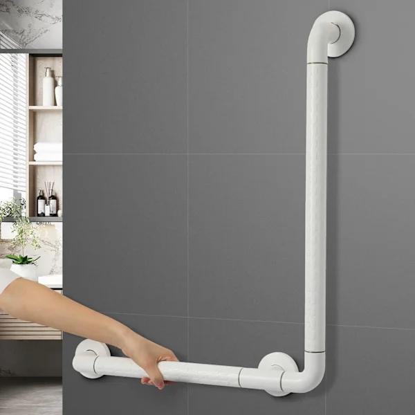 Grab Bar, Shower Grab Bar, Stainless Steel Grab Bar, Bathroom Grab Bar, 69 x 49 cm Wall Mounted Safety Grab Bar for Toilet, Bathroom, WC