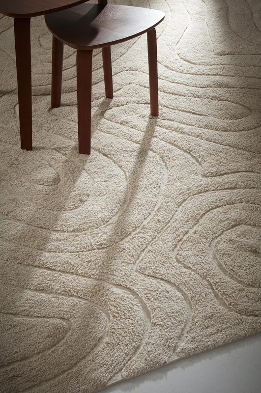 Jotex - Katoenen Vloerkleed 200x300 Cm Lichtbeige Lichtbeige - SHIV - Koop Katoenen vloerkleed bij Jotex