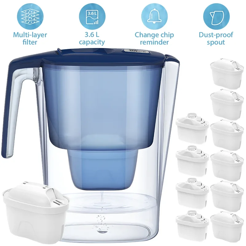 AliExpress - 3,6 L Wasserfilter Wasserkocher Haushaltsfilter Wasserkocher Kartusche Reinigen Wasserkocher Aktivieren Kohlenstoff Wasser Krug Reiniger 