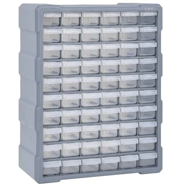 vidaXL Sortimentskåp med 60 lådor 38x16x47,5 cm