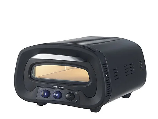 NORDIC SENSE Pizzaovn elektrisk 1700W svart