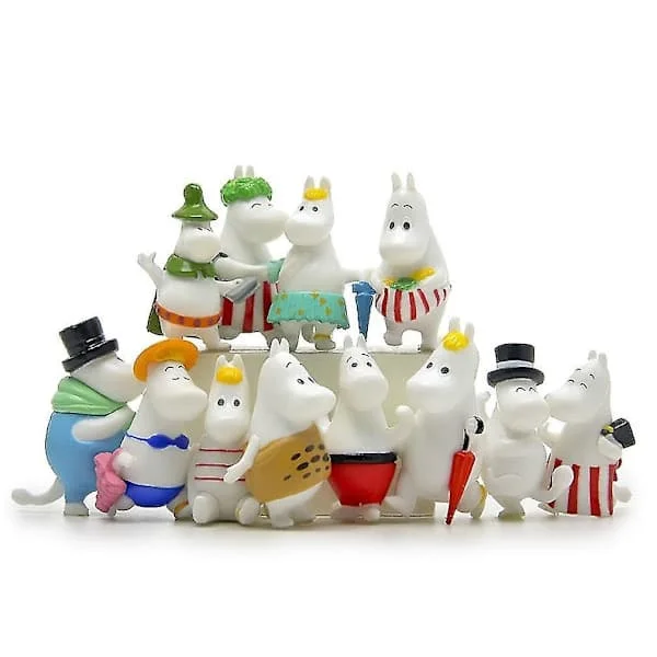 Barnegaver Design 12 stk. Mummi-figurer ES1003
