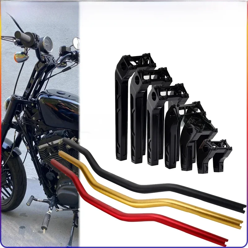 AliExpress - Guidon Interdit pour Harley Softail, Street Bob, Low Rider, ocia FXBB, FXeria FXD, 32mm, Fat Bar, 1-1/4 ", Guidon Riser, 4"-14 "T Bar