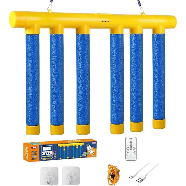 【BEMS】Reflex Challenge Game, Drop Sticks Game, Hand Eye Coordination Reaction Training Toys