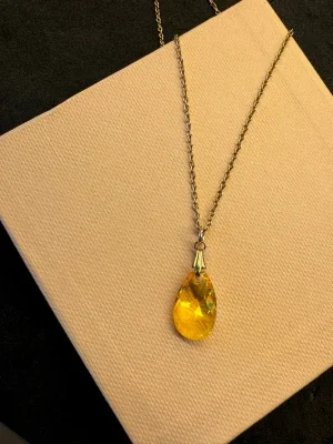 Swarovski light topaz