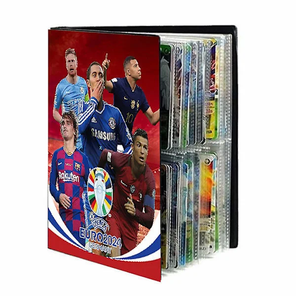 Football Card Album - 240 Star Card Box Collection Album Book Folder - Ed