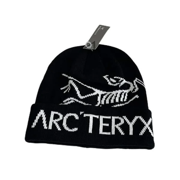 Arcteryx Herre Dame Vinter Strikket Hue Skull Hat Strækbar Unisex Hovedbeklædning