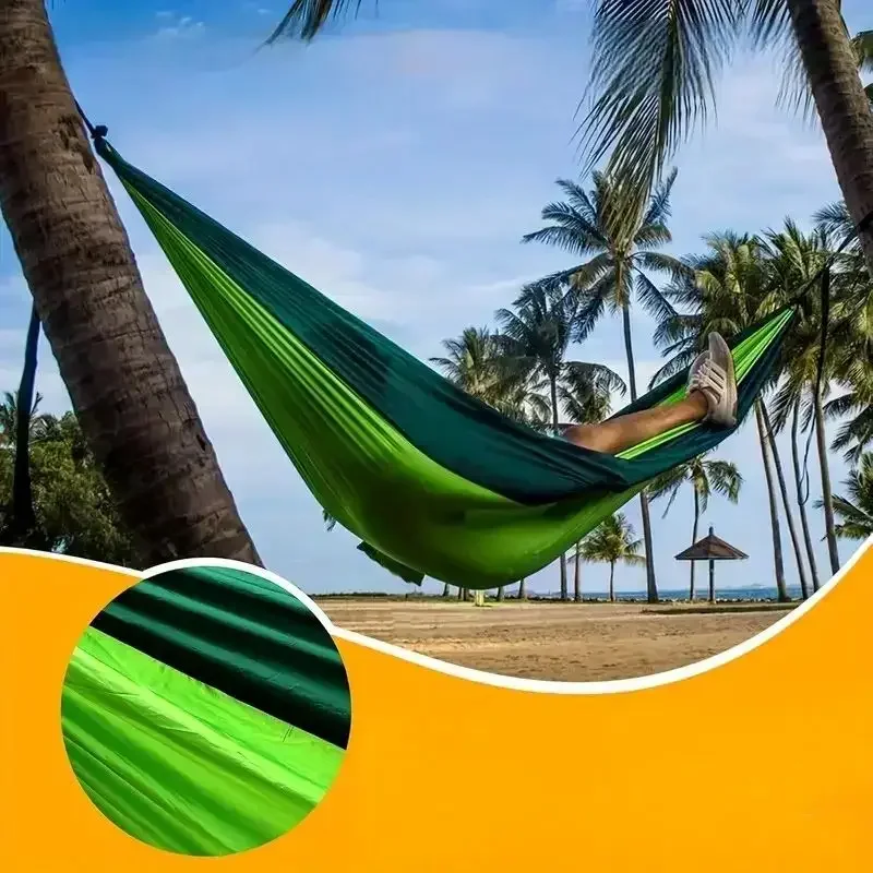 AliExpress - Hamac de Camping en plein air hamac Portable plage arrière-cour cour randonnée Anti renversement Double hamac équipement de Camping en 