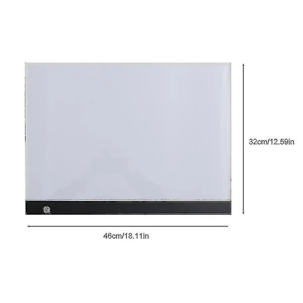 Portable A3 LED Light Box Stencil Board Drawing Board Tracing Animation Board with 3 Adjustable Brightness