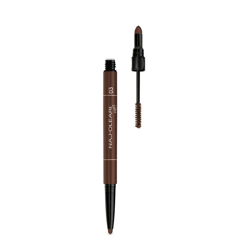 Naj Oleari 3 in 1 Perfect Brow 03 More - Matita sopracciglia