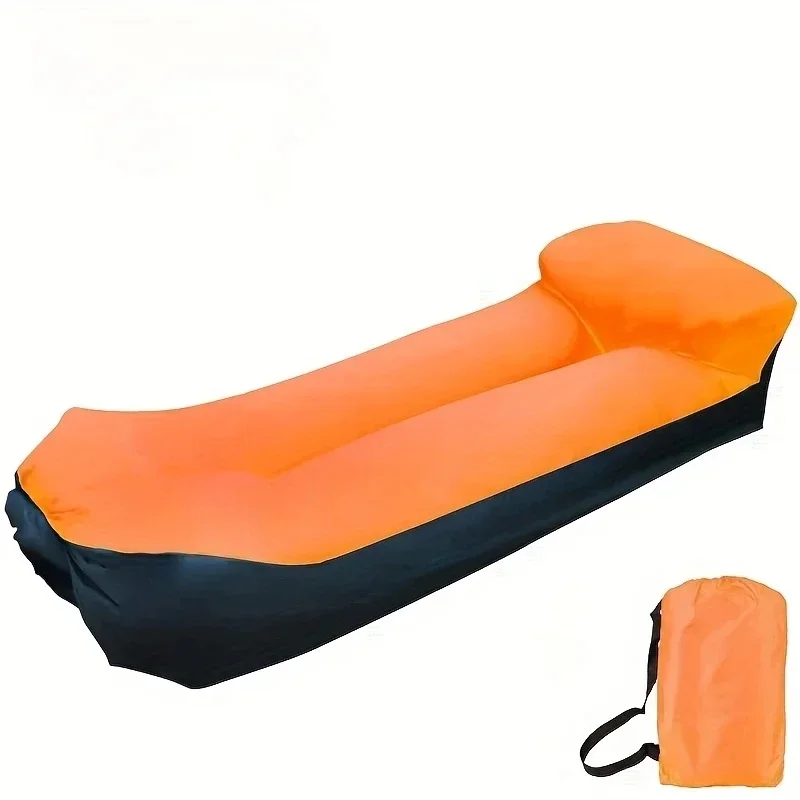 AliExpress - Tragbarer aufblasbarer Loungesessel mit Kissen – wasserdichtes Sofa für Camping, Strand und Festivals – einfache Einrichtung mit Tasche