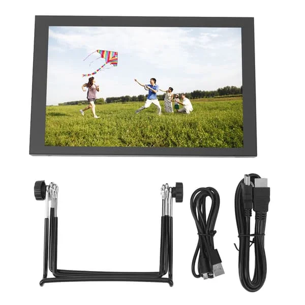 10,1 tommers bærbar skjerm 1280x800 HD Multimedia Interface USB HD farge bærbar PC-skjerm med doble høyttalere Plug and Play