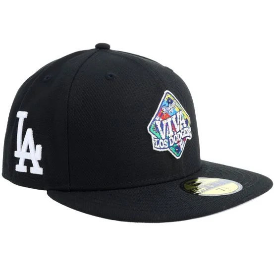 New Era - MLB Musta fitted Lippis - Hatstore Exclusive x Los Angeles Dodgers 59FIFTY Viva Black Fitted @ Hatstore