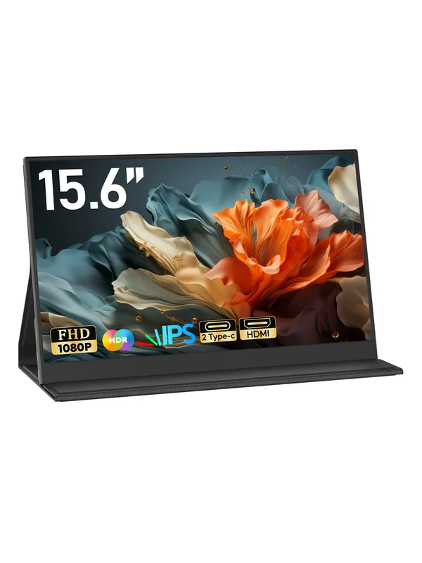 AliExpress - Amoudo 15.6 Inch Portable Monitor 1920x1080P extends Display IPS LCD Panel Penhole Stand VESA USBC Mini HDMI Mobile Display