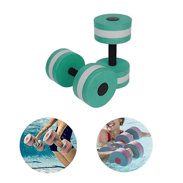 Svømmeputer for voksne 1 par Aqua Fitness Manualer Skum Manualer Håndstenger Basseng Motstandsøvelse Himmelblå