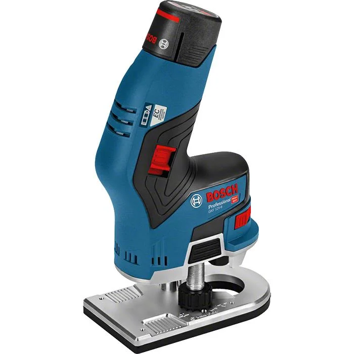 Bosch GKF 12V-8 Kantfres med veske, batteri og lader, Maskiner