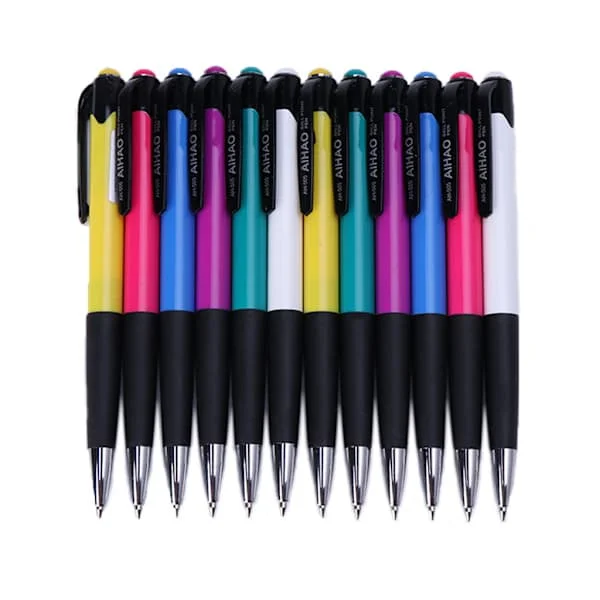 12 stk. 0,7 mm kuglepen Rollerball blåt blæk kontor skoleartikler skriveredskaber