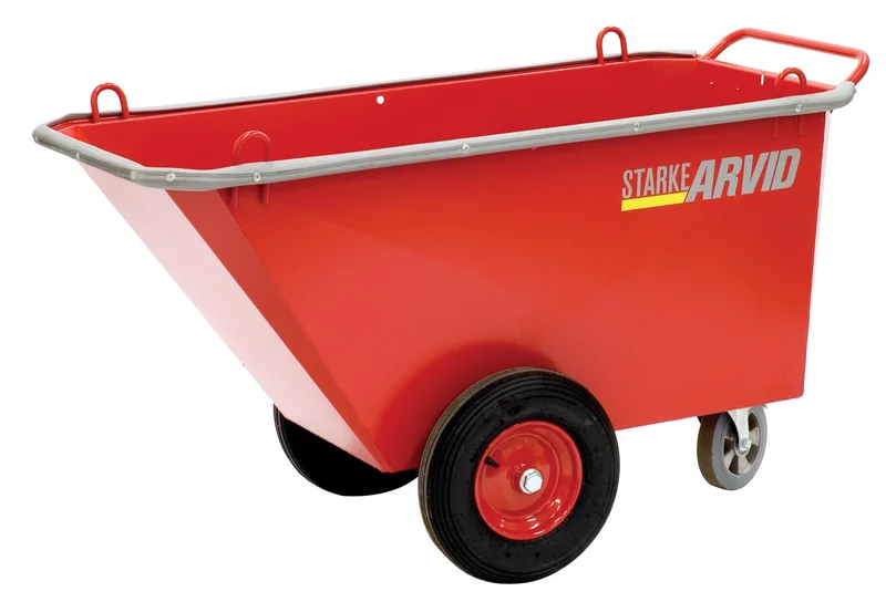 Starke Arvid 25000PU Fodervagn 200 l Punkteringsfria hjul, Garageinredning & förvaring