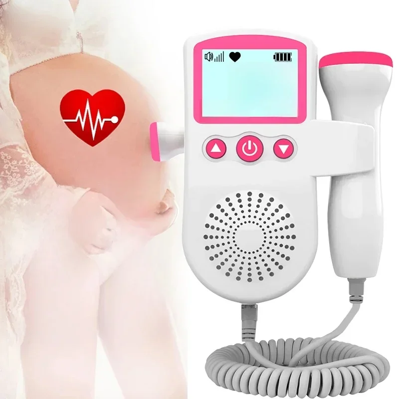 AliExpress - Doppler fœtal LCD 3.0MHz, détecteur de fréquence cardiaque prénatal pour bébé, Sonar domestique, stéthoscope Doppler, moniteur fœtal pour