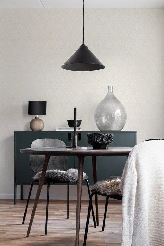 Boråstapeter Borosan 8605 Papperstapet Vit Tapet