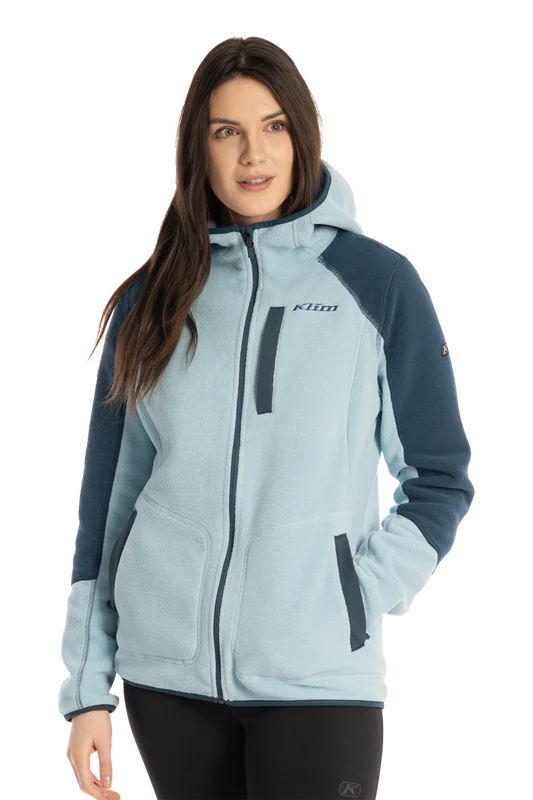 Chaqueta Polar Mujer Klim Darby Canyon Azul lechoso/Estanque reflectante M