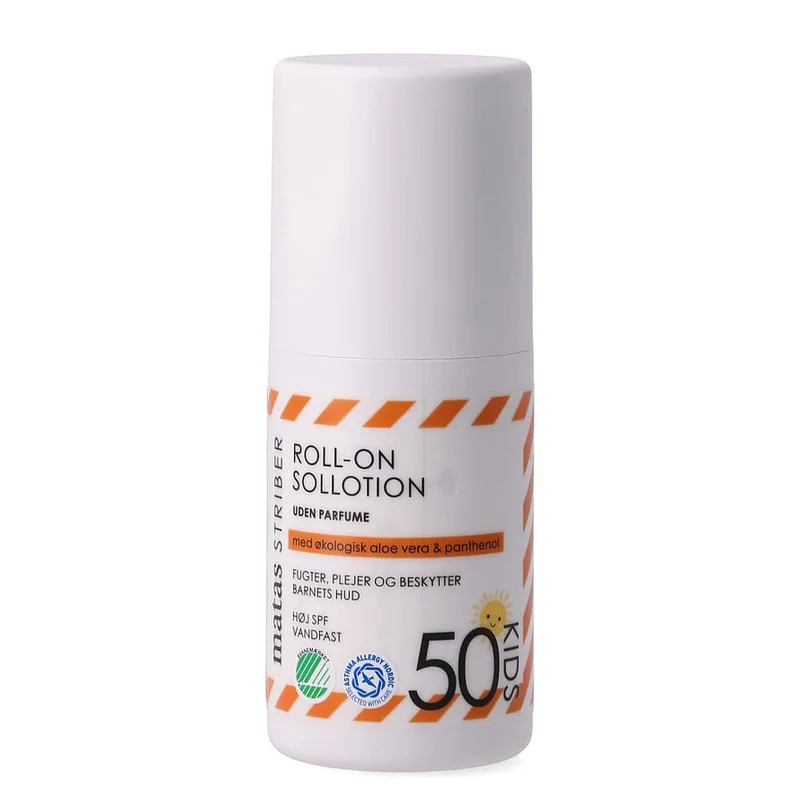 Spar 30% • Køb 2, Matas Striber Kids Roll On SPF 50 50 ml, Børn & Forældre, Skincare Til Børn, Solcreme Til Børn