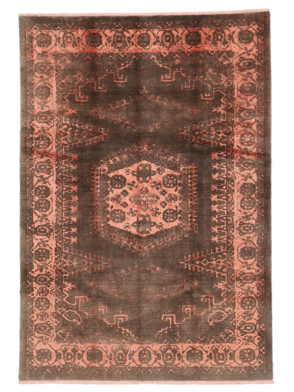 Contemporay Designs Rug 204X294 Brown/Black Wool