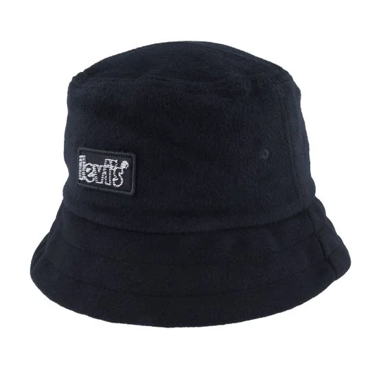 Levi's - Svart bucket Hatt - Cozy Regular Black Bucket @ Hatstore