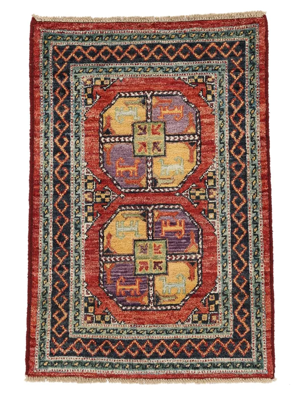 Medallion Small Ziegler Rug 56X90 Wool