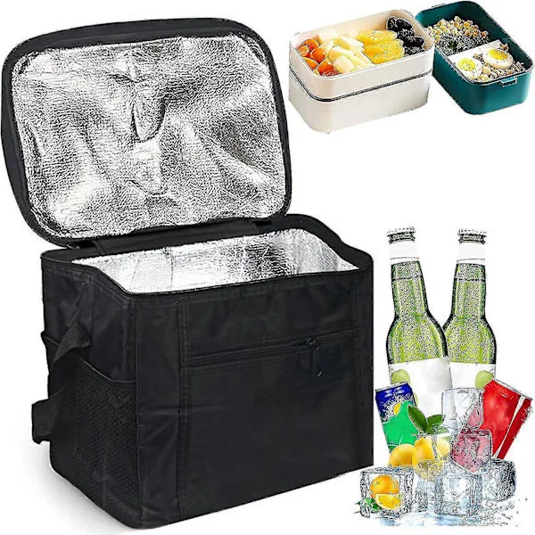 Sammenleggbar kjølebag, piknikbag, lunsjbag, mini sammenleggbar kjølebag, piknik kjølebag, liten sammenleggbar kjølebag