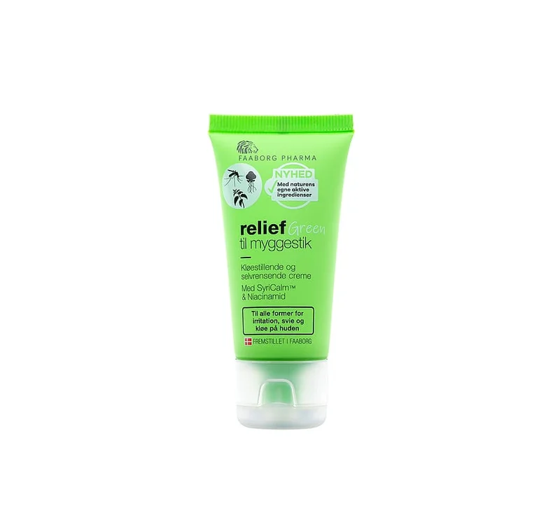 Faaborg Pharma Relief Green til Myggestik 30 ml, Medicin & Pleje, Lus, Myg & Flåter, Myg