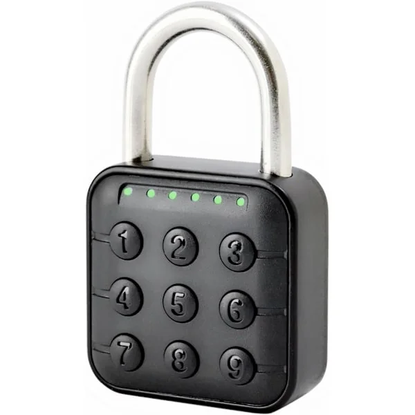 Keyless Combination Lock, 6-Digit Code Lock for Outdoor Use, Easy-to-Use Padlock with Code for Gym and School Lockers, F