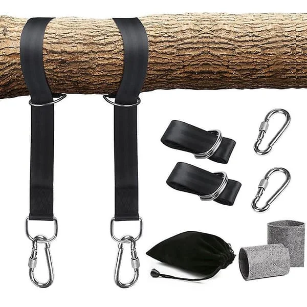 Utendørs Swing Straps Camping Hengekøye Stropper Kryptert Swing Tau Tre Stropper Swing Feste Stropper Tie Down Set