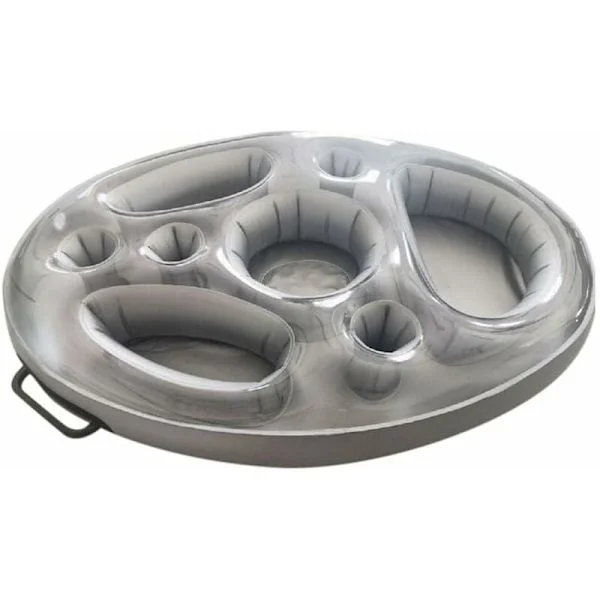 Pool Float Mugghållare Uppblåsbar Pool Float för Strand Uppblåsbar Jacuzzi Madrass Pool Uppblåsbar Glashållare Pool